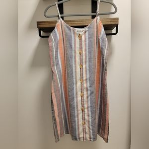 Pastel striped sun dress